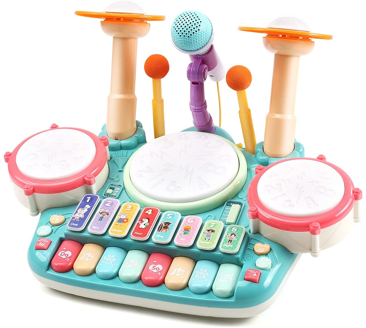 楽天市場】ピアノおもちゃ 子供タップピアノ 電子キーボード 電子 ...