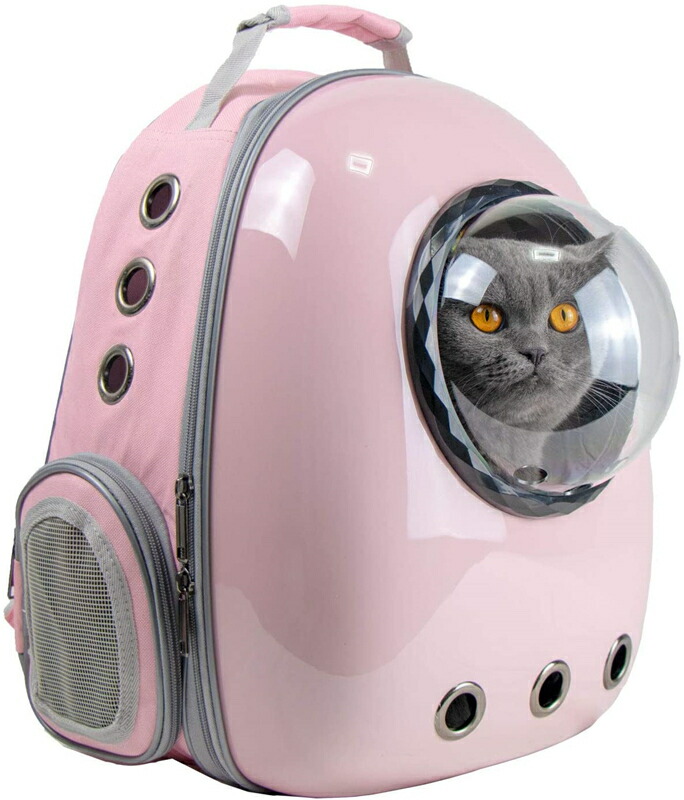 楽天市場 ペットキャリーバッグ ペット リュック 宇宙船カプセル型 ペットバッグ 犬猫兼用 ネコ ニャンコ 犬 バッグ リュック型ペットキャリー ペットキャリー バッグ ケージ ペットリュック 猫バッグ 猫キャリーバック Vooph