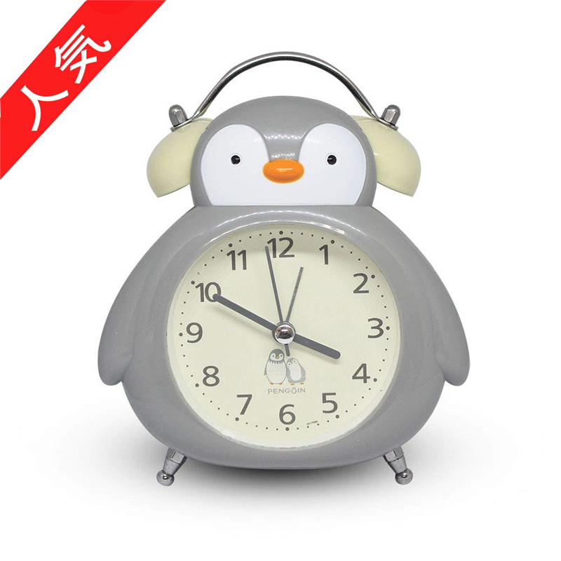 楽天市場 目覚まし時計 大音量 ペンギン めざまし時計 こども アナログ ベル かわいい動物 キャラクター 子供 人気 おしゃれ 誕生日 置き時計 Vooph