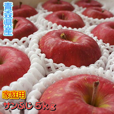 【ご予約商品】糖度13度以上「サンふじ」家庭用5kgダンボール・フルーツキャップ詰（約16〜20玉入）画像