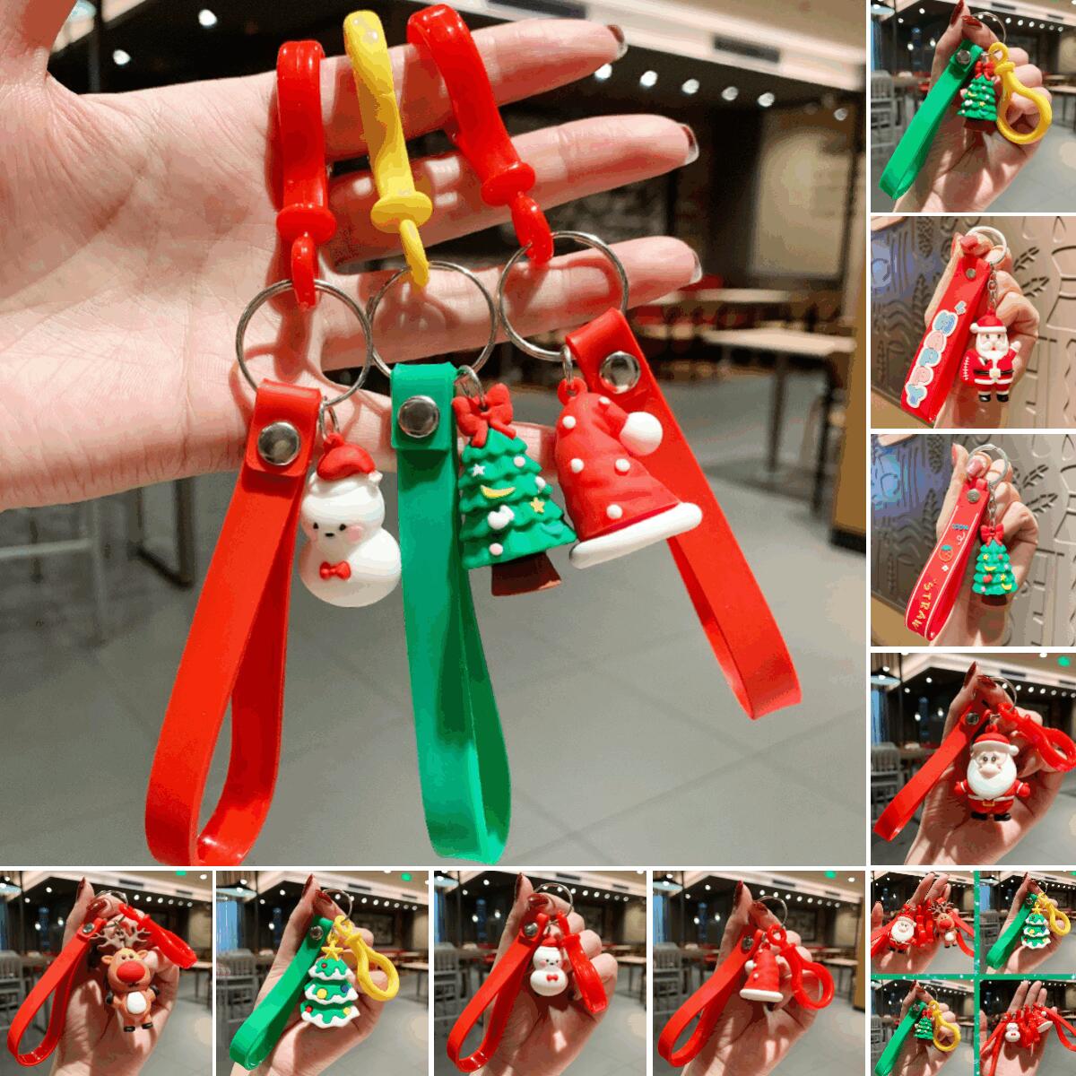 楽天市場】クリスマス サンタクロース キーホルダー バッグチャーム