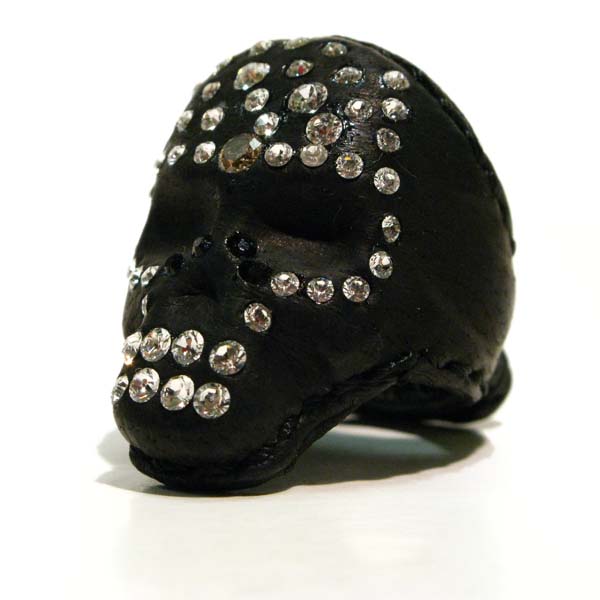 ZIGGYDIGGY【ZD】ツィギー ディギー Skull Diamond スカル ダイヤモンド 革リング