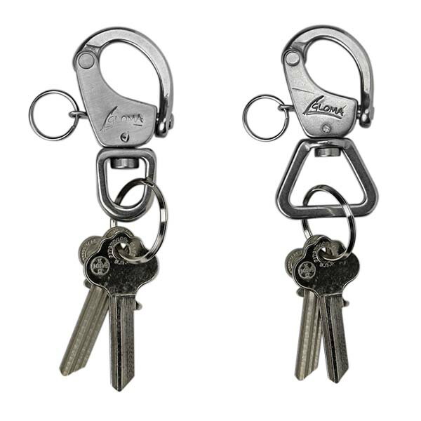 【GLOMA NAUTICA】 グローマノーティカ Snap Shackle 隙間 シャックル キーホルダー