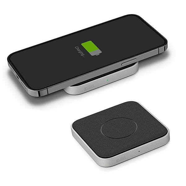 BRAUN【ブラウン】BWC02M スマートフォン マグネティック ワイヤレス チャージャー スマホ充電器