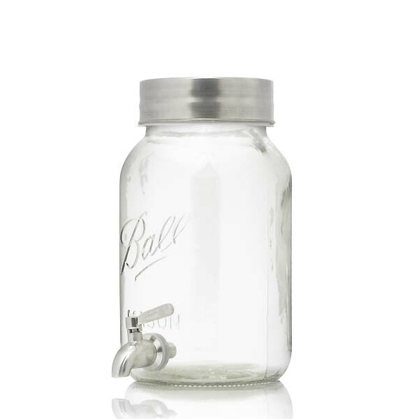 【楽天市場】【Ball】メイソンジャー デコラティブ ドリンク ディスペンサー 3.8L ハンドル無し：RINKY DINK 楽天市場店