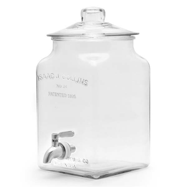 Isaac J Collins Glass Jar at Howard Saad blog