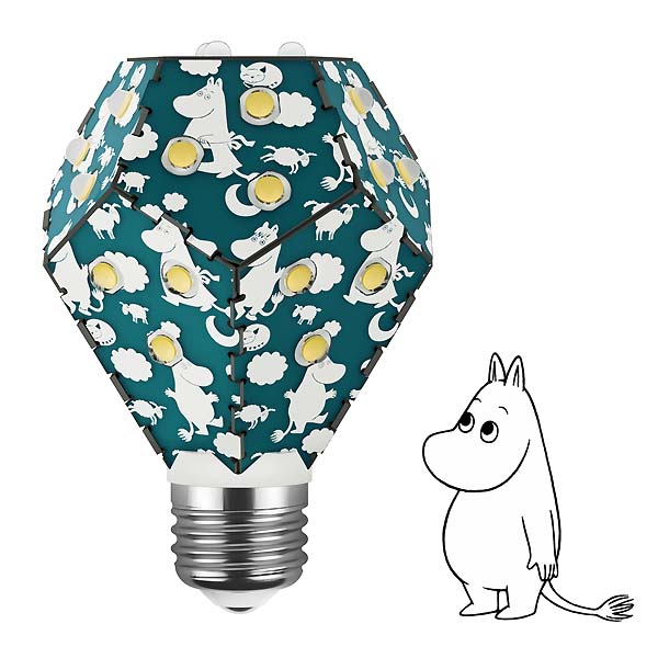送料無料!!■nanoleaf【ナノリーフ】bloom ムーミン 調光式LED電球 1200ルーメン (75W相当) E26