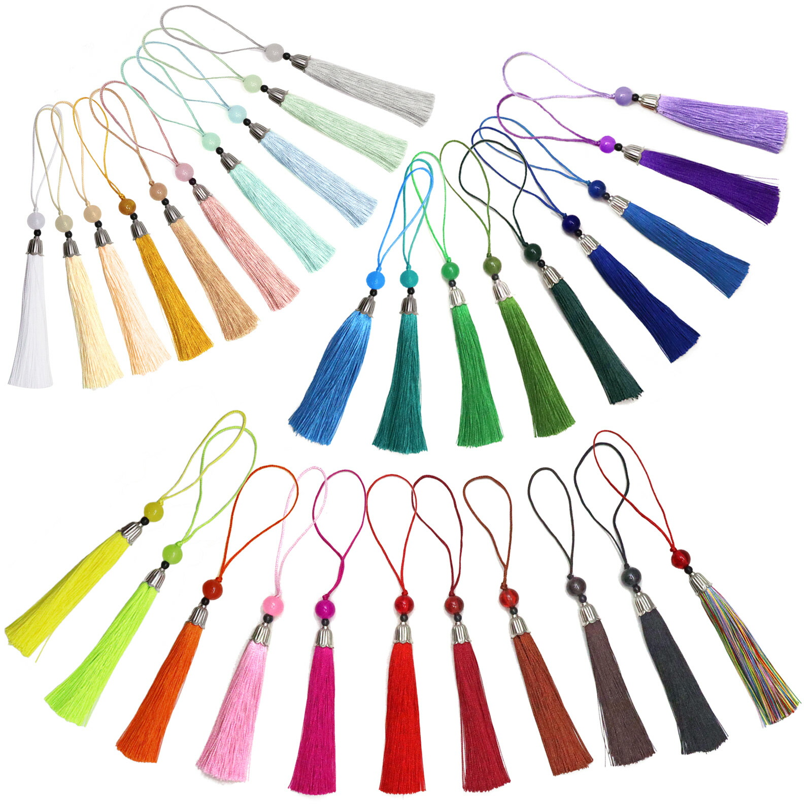 楽天市場】【選べる23色】高品質カラフルタッセル フリンジ 日本製風