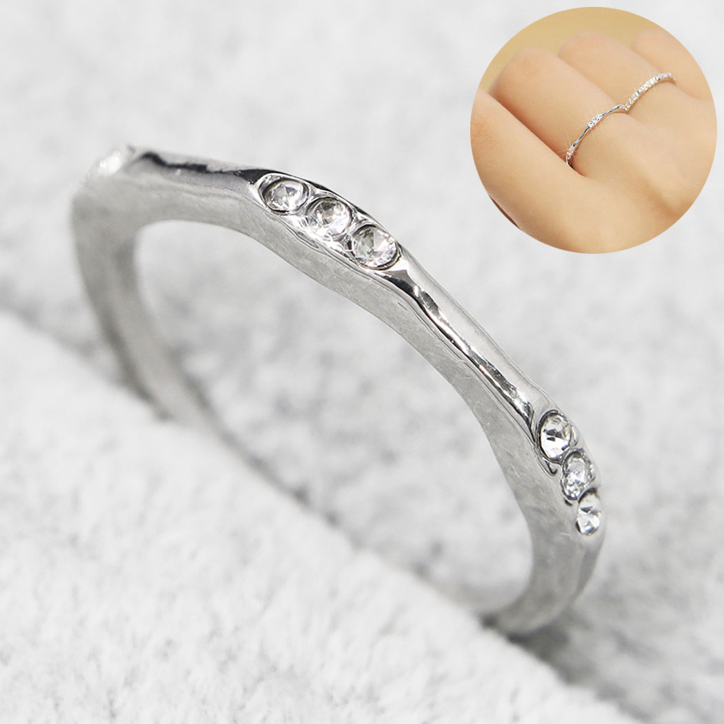 楽天市場 デザインリング 指輪 ジルコニア シンプル レディース メンズ かわいい 安い プチプラ プレゼントにもオススメ Rinma