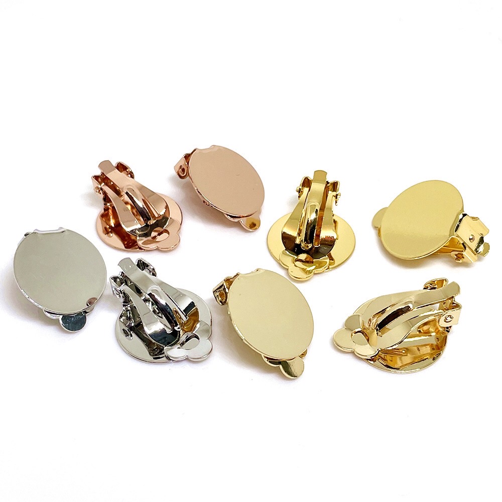 01 素材用 14k 4g アクセサリー ハンドメイド 指輪 イヤリング 楽天市場】14KGF クリップ式 イヤリング パーツ 光沢仕上げ！丸