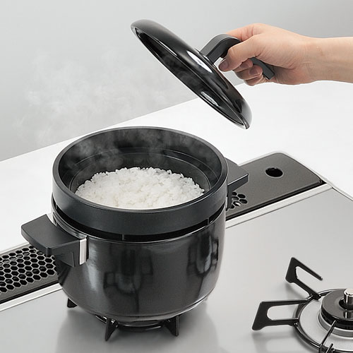 リンナイ　デリシア専用　かまどさん2合焚きRTR-20IGA2 ブラック 楽天市場】リンナイ 炊飯鍋 専用土鍋 かまどさん自動炊き RTR