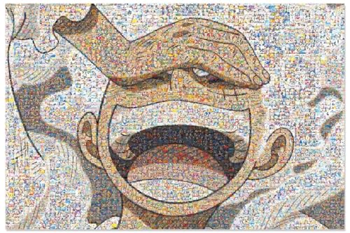 楽天市場】ジグソーパズル ワンピース モザイクアート【ギア5