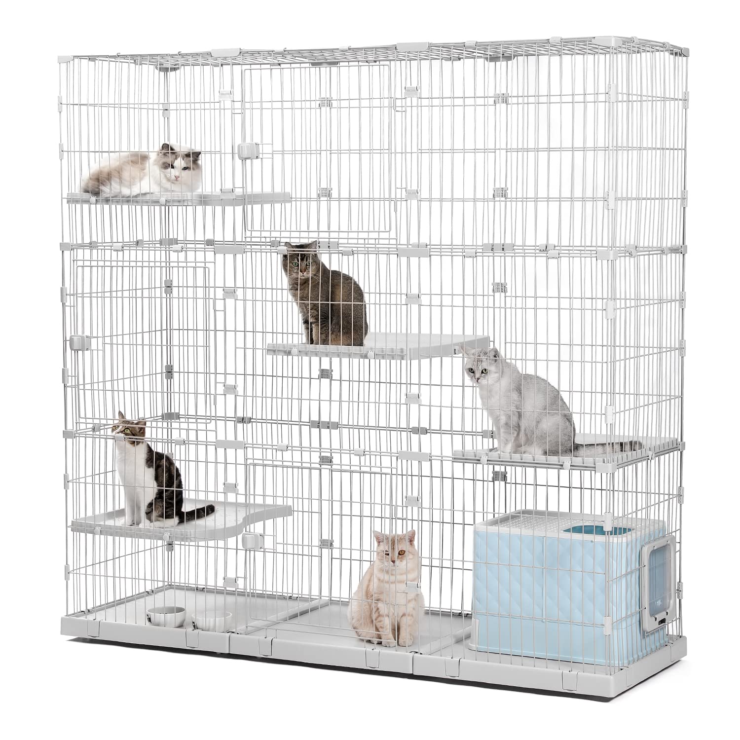 PETEPELA 猫 ケージ 大型 3段 123x60.5x125cm PETEPELA 猫 ケージ 大型 3段 123x60.5x125cm Amazon.com : PETEPELA