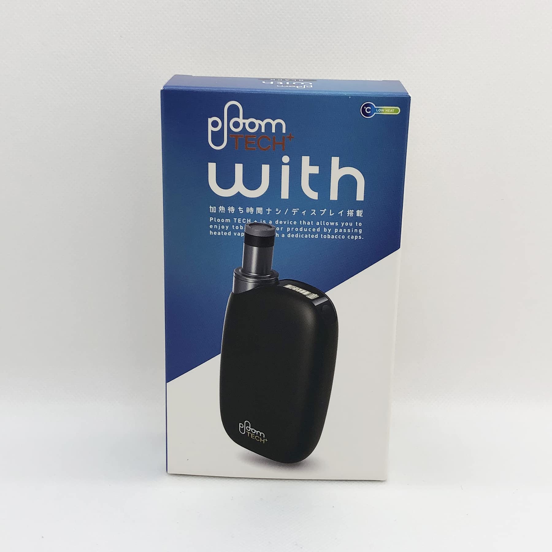 Ploom TECH 新型 プルーム・テックプラス ウィズ Ploom TECH + with スターターキット ブラック 1個 x 1｜凛々堂　店
