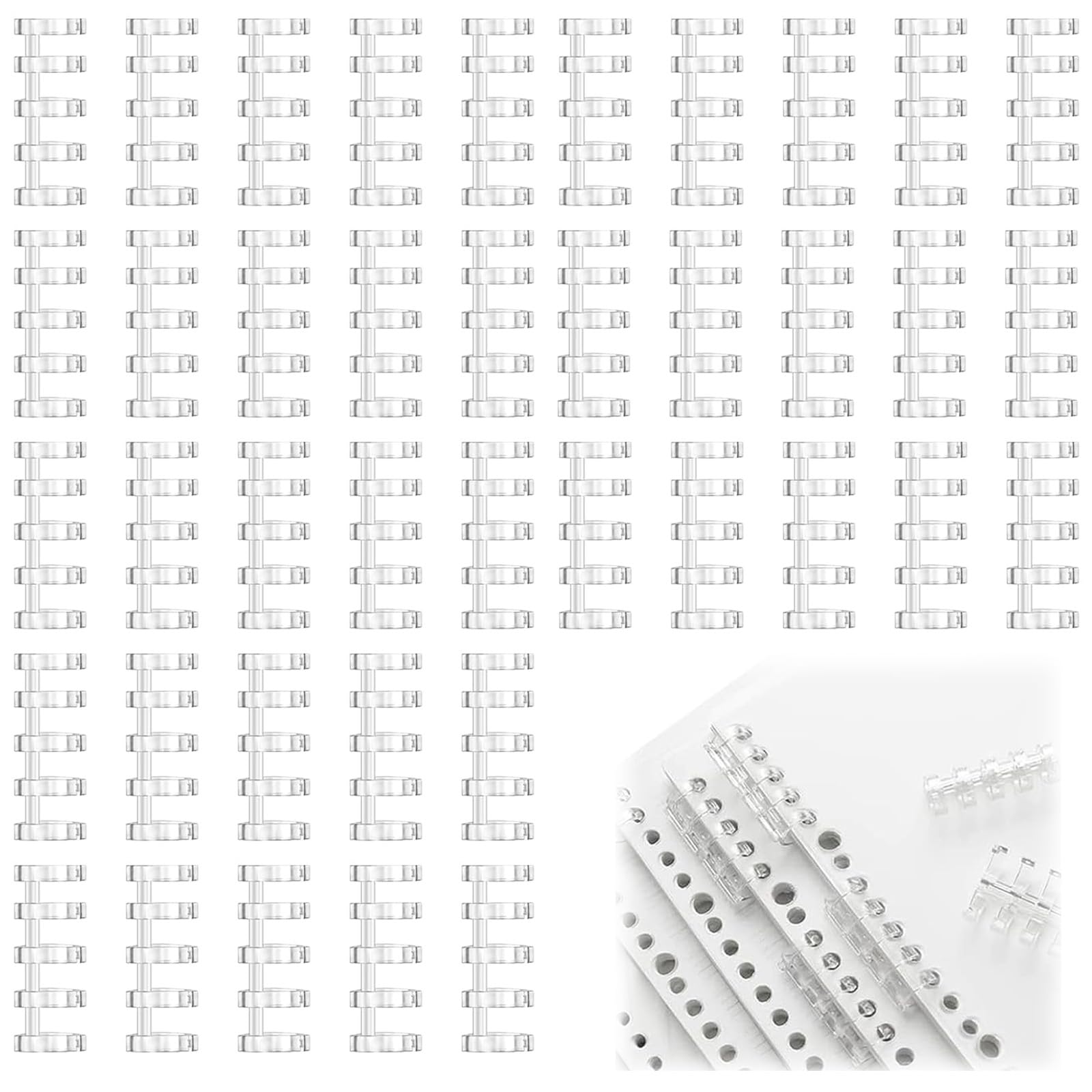 楽天市場】ルーズリーフのリング B5 26穴 リング外径 18mm 100枚 1本 5