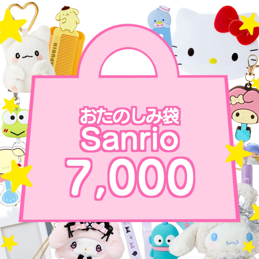 サンリオ 福袋 2025 おたのしみ袋 サンリオキャラクターズ Sanrio グッズ まとめ売り ハッピーバッグ 女の子 子ども プレゼント 送料無料