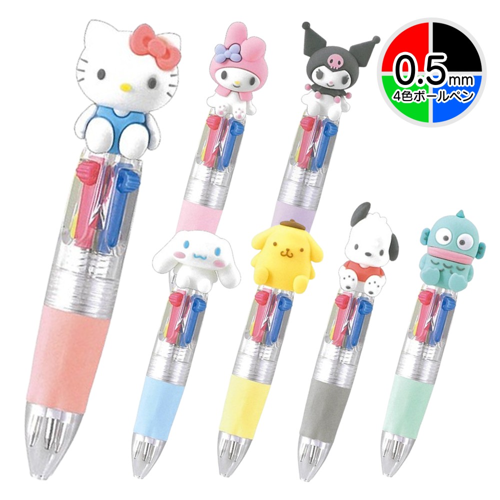 楽天市場】サンリオキャラクターズ マスコットミニボールペン