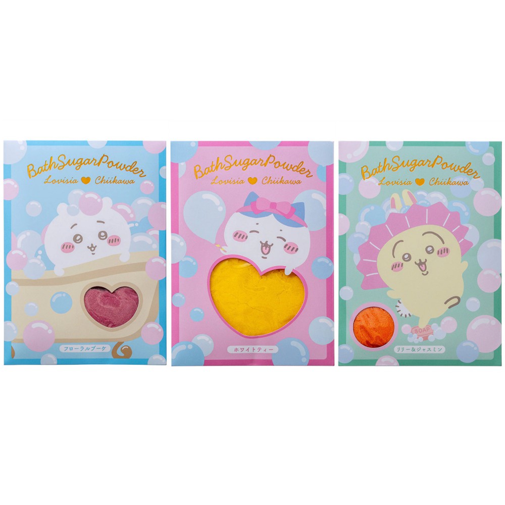 楽天市場】ちいかわ 虹の出てくる入浴剤 カラフルバスフィズ