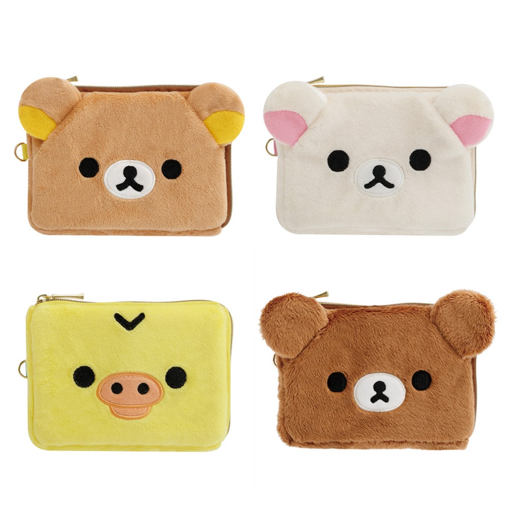 サンエックス コリラックマ ぬいぐるみ リール パスケース 新品 コリラックマ ぬいぐるみ フェイス型 リール付き パス