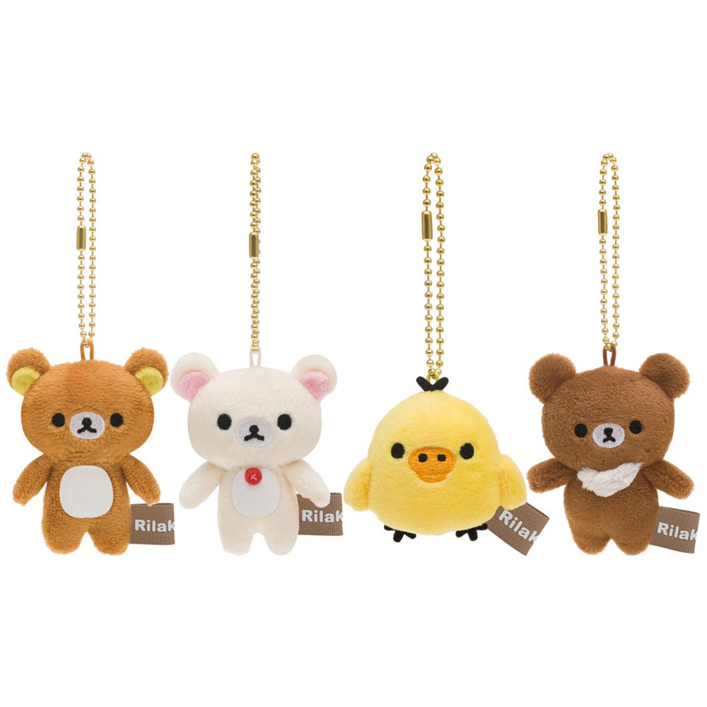 リラックマ コリラックマ ミニミニぬいぐるみホルダー クローバー マスコット コリラックマ マスコット ぬいぐるみ キーホルダー リラックマ