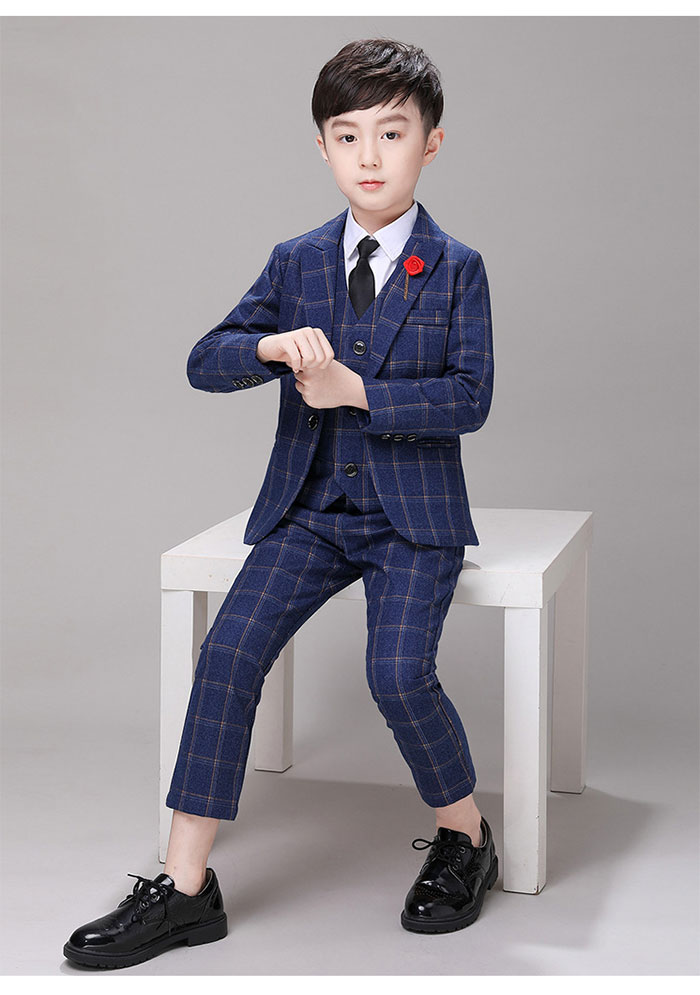 特売 楽天市場 キッズ スーツ 男の子 6点セット フォーマルスーツ 小学生 セットアップ ジャケット シャツ パンツ ベスト 90cm 150cm フォーマル 男子 男児 ピアノ 発表会 結婚式 大きいサイズ 入学式 入園式 Rinwa 時間指定不可 Lexusoman Com