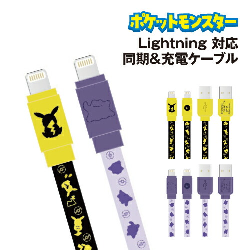 楽天市場】充電ケーブル ポケモン ピカチュウ タイプC タイプA USB