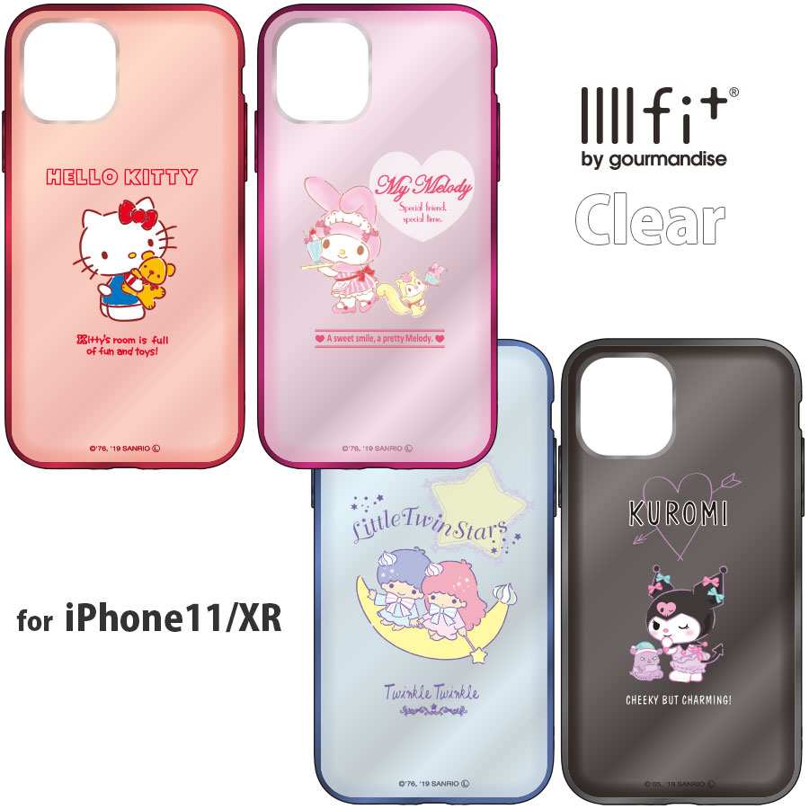 楽天市場 サンリオキャラクターズ Iiiifit Clear Iphone11 Iphonexr対応ケース San 987mm マイメロディ 送料無料 リンゾウ 楽天市場店