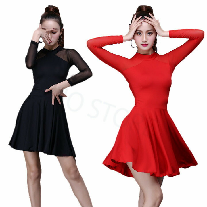 楽天市場】送料無料 ラテン 衣装 社交ダンス ドレス ワンピース 黒