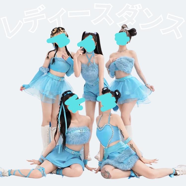 新品ティール色ダンス衣装上下セット 楽天市場】シルバー ダンス衣装 レディース セットアップ 銀色
