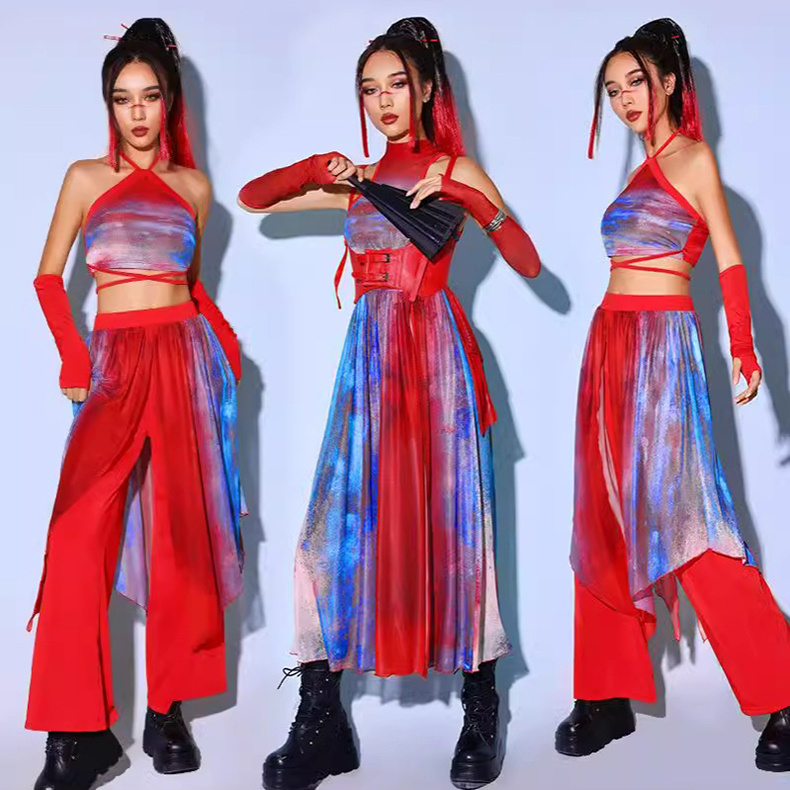 じゅんじゅん WEST. ちびスト フェス タイダイ 衣装 ✩*。 楽天市場】タイダイ柄 ダンス衣装 赤 セットアップ 大人 レディース