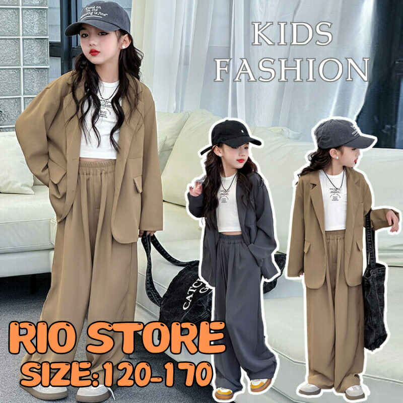 楽天市場】ダンス衣装 スーツ k-pop 衣装 女の子 パンツスーツ キッズ