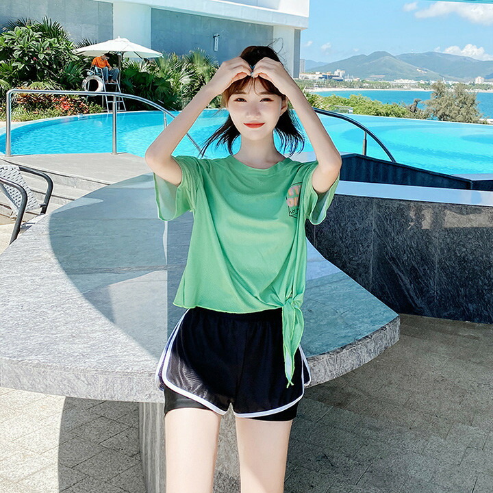 水着 レディース タンキニ タンキニ水着 体型カバー セパレート 10代 代 中学生 高校生 タンクトップ ショートパンツ 3点セット 露出控えめ 韓国 小胸 水着 スポーツ水着 可愛い水着 学生 大人 レディース ホルターネック スイムウェア リゾート 温泉 海水浴 プール