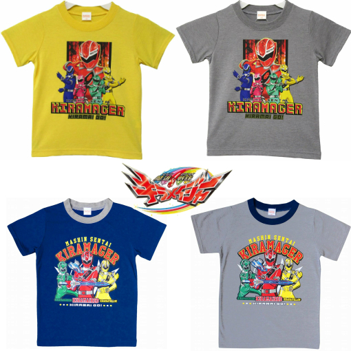 半袖Tシャツ 魔進戦隊キラメイジャー 男の子 キッズ 吸汗 速乾 UV対策 接触冷感 100cm 110cm 120cm 男の子 子供 トップス 男児 バンダイ BANDAI画像