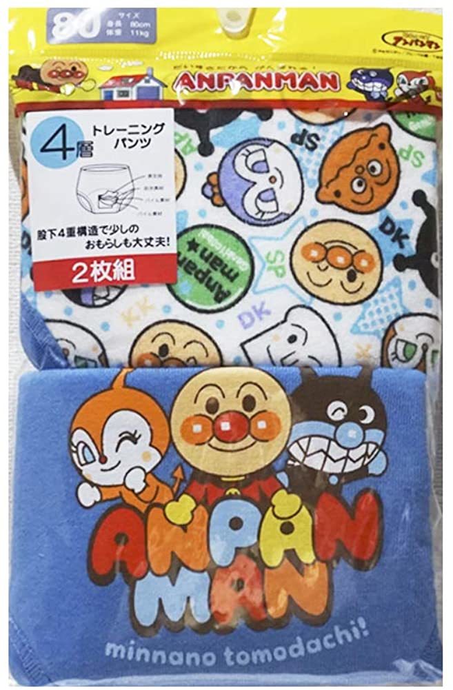 楽天市場 ４重層 アンパンマン トレーニングパンツ ２枚組 トイトレ Anpanman 女の子 男の子 ピンク ブルー トレーニング パンツ 90 95 トイレトレーニング 入園準備品 Rio 莉緒小舗