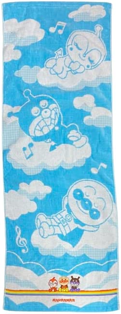 フェイスタオル　もくもくお空　それいけ！アンパンマン　約34×80cm　6785003100画像