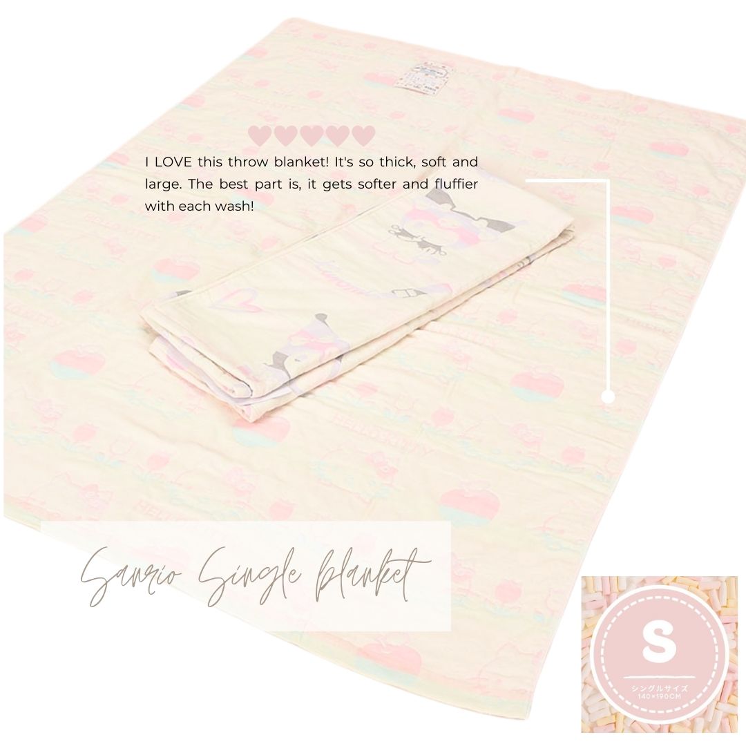 楽天市場】ハローキティ【タオルケット[72-0330]】サイズ：140×190cm