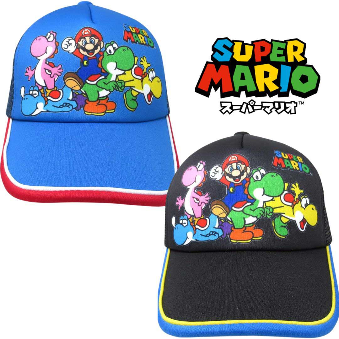 EDITMODE×Blue Books Co. スーパーマリオデニムキャップ L マリオのハンドメイドキャップ発売決定…『スプラトゥーン』T