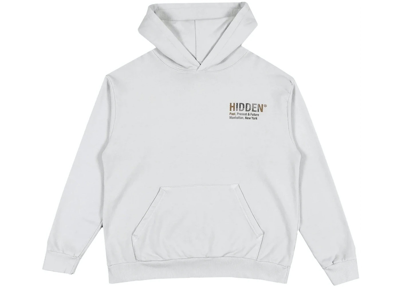 【堅苦しさ 置き目品】Hidden NY （ヒドゥン ニューヨーク州）HIDDEN BORO HOODIE GREY   フーディー パーカー 置き目品 【中古】 【新古品 未当て嵌める品】