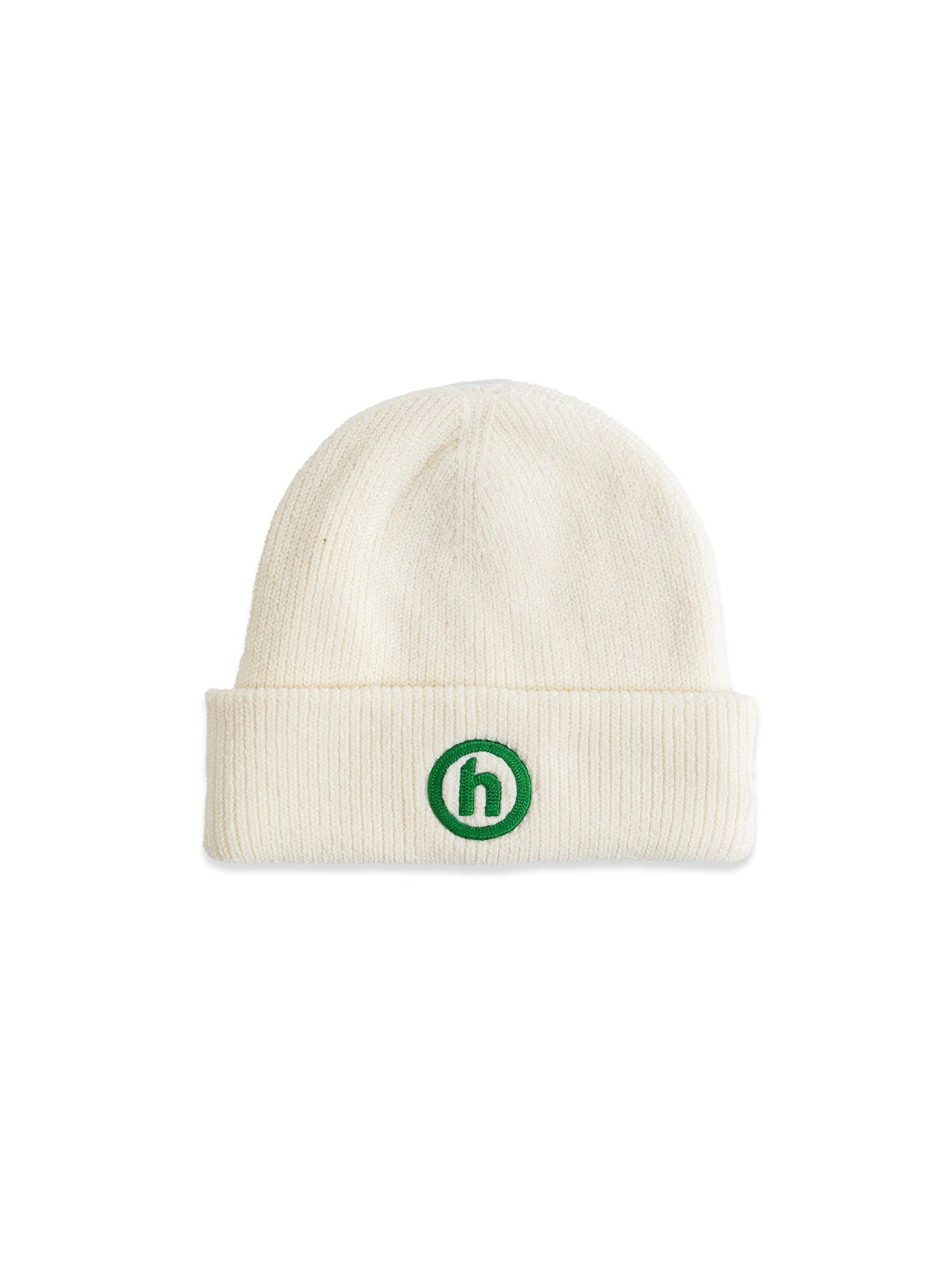 【公式 正規品】hidden ny 47 Cuff Knit BeanieH Logo Beanie Naturalヒデン　ニューヨーク　ビーニー｜RIO 莉緒小舗