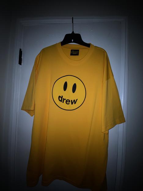 【堅苦しさ 置き目品】Drew House mascot ss tee - golden yellow ドリューハウス マスコット 半袖プルオーバー ゴールデン黄色 黄味がかった 2020 半袖 【S】【M】【L】【XL】【中古】【新古品 未当て嵌める品】【置き目品】