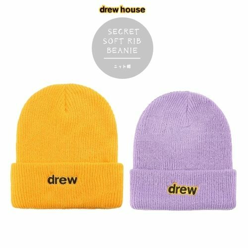 国内発送】 Drew House secret soft rib beanie ドリュー ハウス