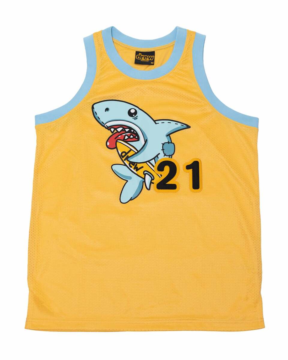 【堅苦しさ 定め事品】 DREW HOUSE drew figment basketball jersey - tangerine 貯蔵タンクとっ始め ノースリーブ ティーシャツ カットソー  【XL】【中古】【新古品 未当て嵌める品】【定め事品】