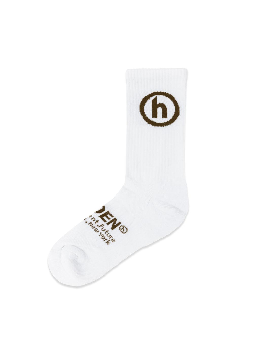 【HIDDEN NY】H LOGO SOCKS 2点セット Hidden NY H Logo Socks White/Green - SS24 - US