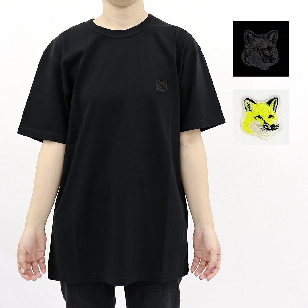 【継続期間押さえるSALE通貨価値】 【最短またの日着】 MAISON KITSUNE メゾンキツネ 半袖 ティーシャツ 白黒 稲荷 頭顱 古典派音楽 MONOCHROME FOX HEAD CLASSIC TEE-SHIRT IU00149KJ0008 並行輸入品