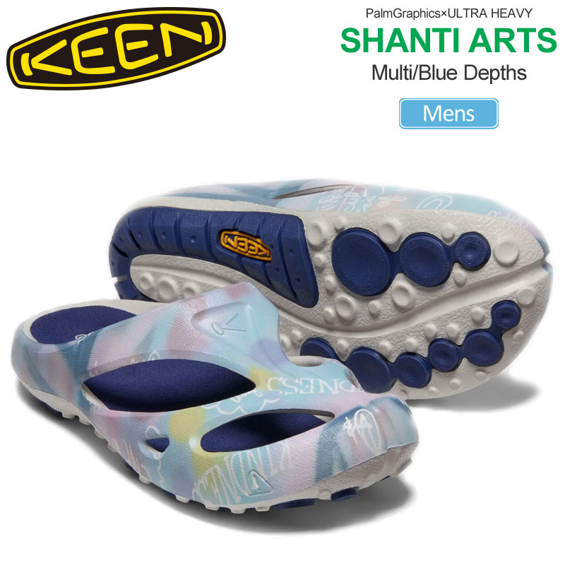 キーン KEEN サンダル メンズ 限定 コラボ シャンティアーツ SHANTI ARTS マルチ ブルーデプス 25-29cm 1026006  2022SS sdl2205ripe 推奨