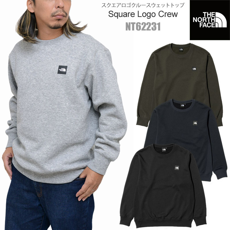 ノースフェイス THE NORTH FACE トレーナー スウェット 裏起毛 メンズ スクエアロゴクルー SQUARE LOGO CREW  NT62231 2022AW tnfswt2209ripe 誕生日プレゼント