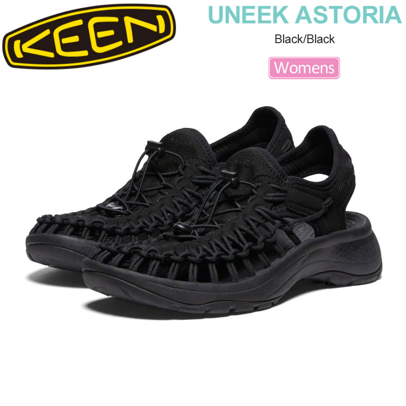 キーン KEEN サンダル レディース ウィメンズ ユニーク アストリア UNEEK ASTORIA Black ブラック 1027292 2026SS sdl【靴】2602ripe 10,934円