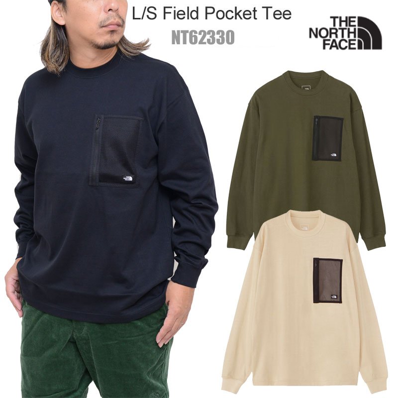 ザ・ノース・フェイス THE NORTH FACE Tシャツ 長袖 メンズ ロングスリーブフィールドポケットティー L/S Field Pocket Tee NT62330 2023AW【服】2309ripe 【返品交換・ラッピング不可】