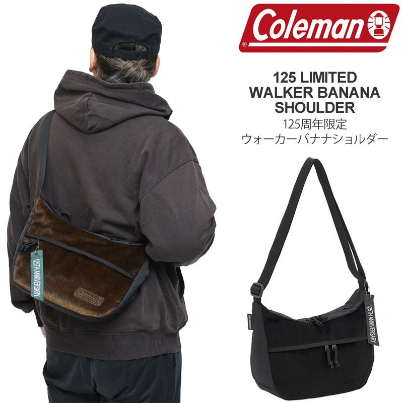 コールマン Coleman 125周年限定モデル ショルダーバッグ メンズ レディース 125 リミテッド ウォーカー バナナショルダー 10L 125 LIMITED WALKER BANANA SHOULDER 2025AW【鞄】2512ripe