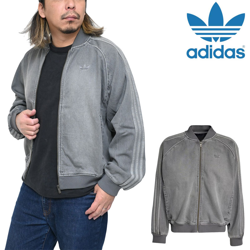 アディダス オリジナルス adidas originals デニムジャケット メンズ SST アディカラー ルーズ SST デニム ブラック ウォッシュ ジャケット ライトデニム JW5915 2026SS【服】2603ripe 14,025円